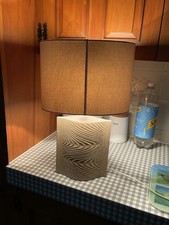 NICE MODERN TABLE LAMP STAMPED TO THE BASE