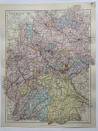 1882 germany hand coloured - hand,