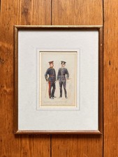 Edwardian Military Watercolour