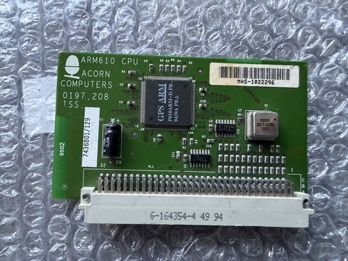 Acorn risc arm610 processor - acorn,