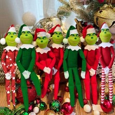 Grinch shelf plush doll toy - on,