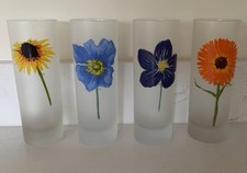 Vintage Floral Frosted
