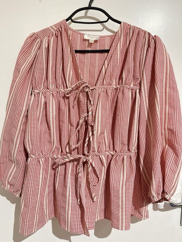 Max red and white chex - max, top