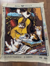 Completed French tapestry