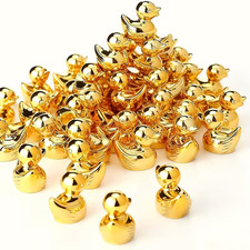20pcs Resin Golden Resin Mini