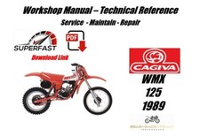 Cagiva WMX 125 WMX125 Service