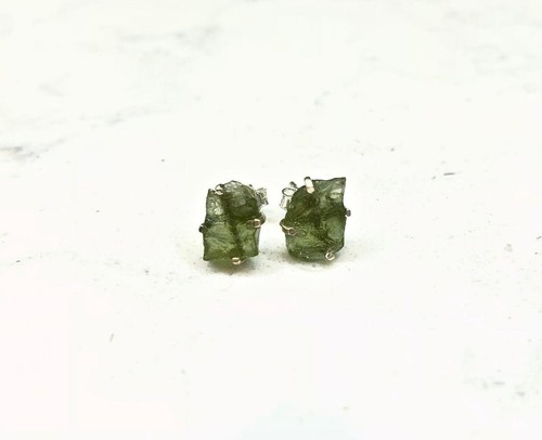 Czech moldavite raw stud - raw,