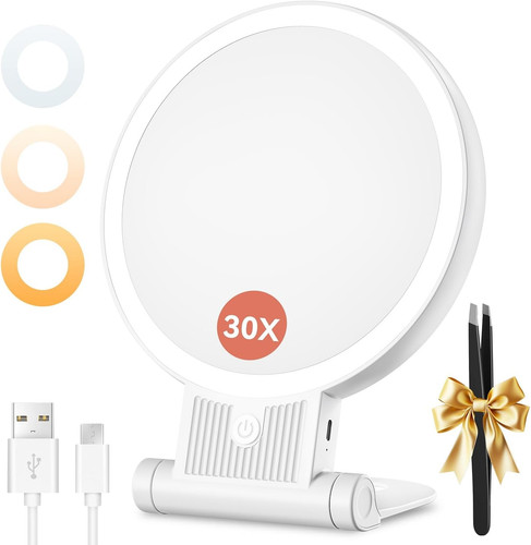 Lighted magnifying makeup - lighted,