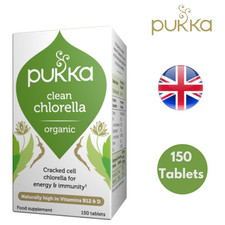 Pukka Clean Chorella Organic Nutrient Fresh Plant Food Supplement - 150 Tablets