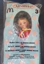 McDonalds Madame Alexander Wendy Doll as Minnie Mouse -   Rare toy (ref bx 153)