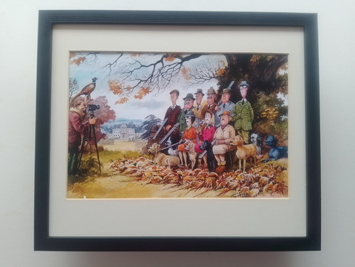 Norman thelwell shooting print - norman,