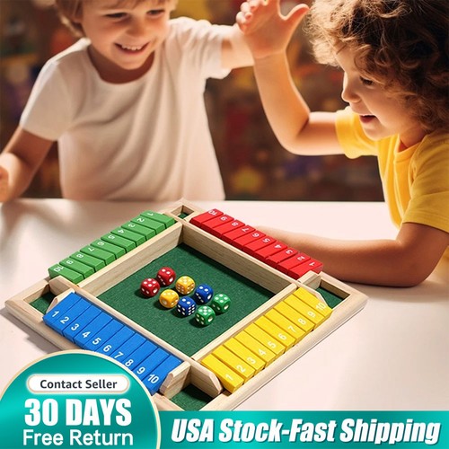 Wooden shut the box board - wooden,