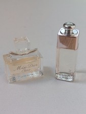 Set Of 2 Miniature Christian Dior Travel Size Perfumes