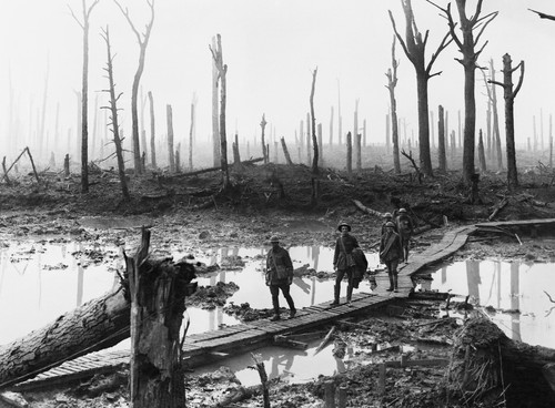 Ypres battle 1917 vintage wwi - battle,