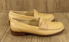 Bally Ladies Loafer Style Shoes In Tan Leather - UK 3.5 / EU 36.5