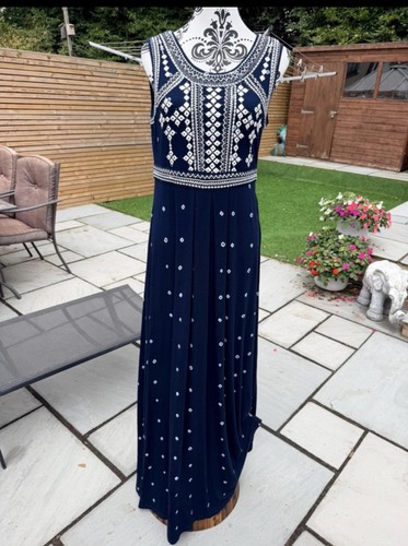 Monsoon navy beaded - monsoon, maxi