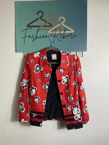 Vintage mondi city red floral - mondi,