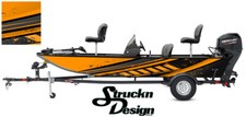 Boat Wrap Orange USA Modern
