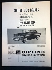 Girling Brakes - Humber Super
