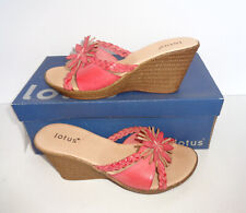 LOTUS Ladies Red Womens Wedged