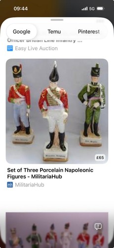 Porcelain soldier ornaments - porcelain,