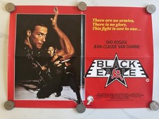 Black Eagle 1988 Original Video VHS Poster Rare Van Damme