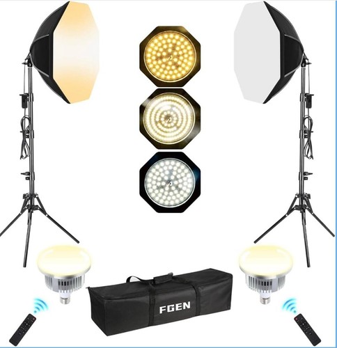 Fgen photography lighting kit - fgen,