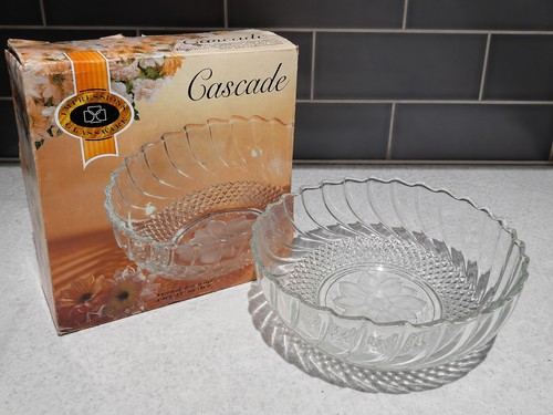 Vintage cascade pressed glass - vintage,