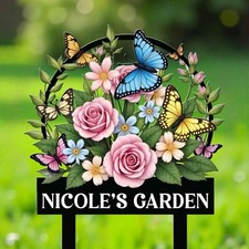 Personalized Butterfly Garden