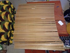 Solid wood venetian blinds 140cm wide x 170cm drop - approx
