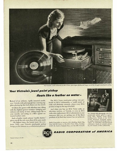1946 rca victor victrola - rca,