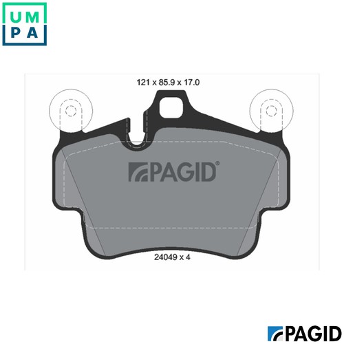 Brake pad set - brake,