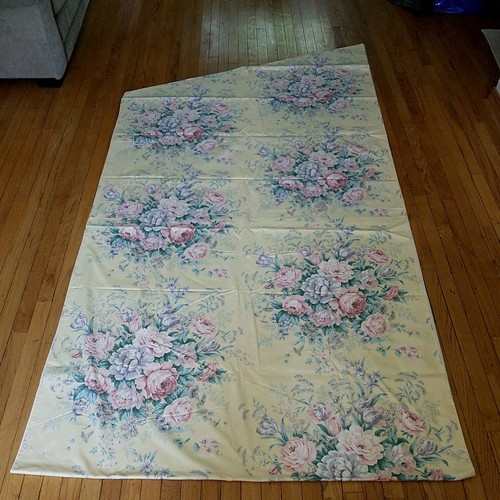 Vtg fish tail swag curtains - tail,