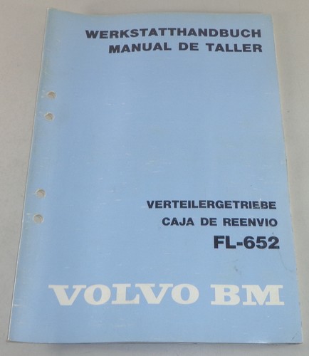 Workshop manual volvo - manual, bm