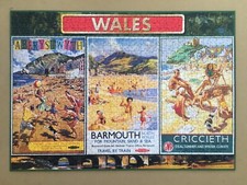 Ravensburger NRM Wales Travel Poster 1000 Piece Jigsaw | COMPLETE