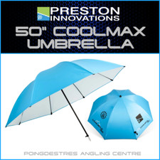 PRESTON INNOVATIONS 50" COOLMAX UMBRELLA | NEW - COARSE/MATCH FISHING