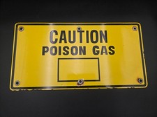 Vintage Porcelain CAUTION