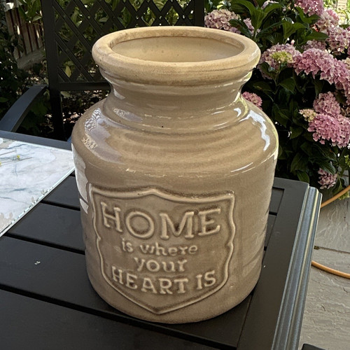 Large beige glazed - beige,