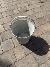 Vintage Galvanised French Tin