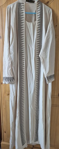Saudi cream beige abayah - xl, cream/beige