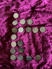 18x 50p fifty pence pieces