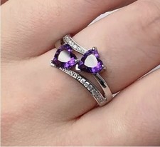 Silver new ring double - new, a