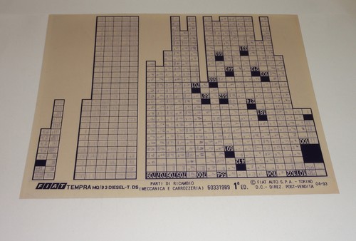 Microfiche spare parts catalog - parts,