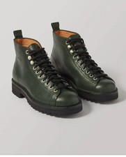 FRACAP LADIES LEATHER MONKEY BOOTS FROM TOAST SIZE 39 (6) - Olive  BNIB