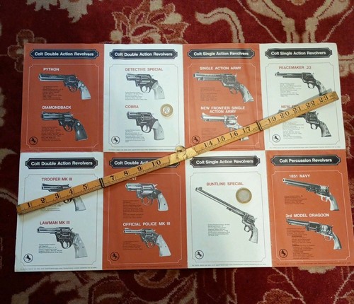 Colt pistols rifles poster - pistols,