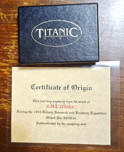Rms titanic coal from - titanic,