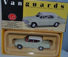 CORGI VANGUARD 1:43 - FORD CONSUL CLASSIC 109E - GREEN / WHITE #35000