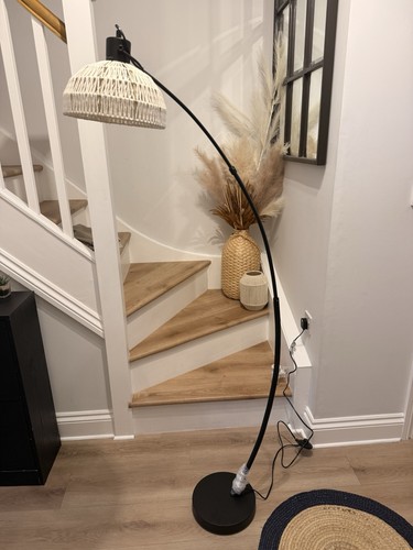 Boho arc floor lamp - boho,