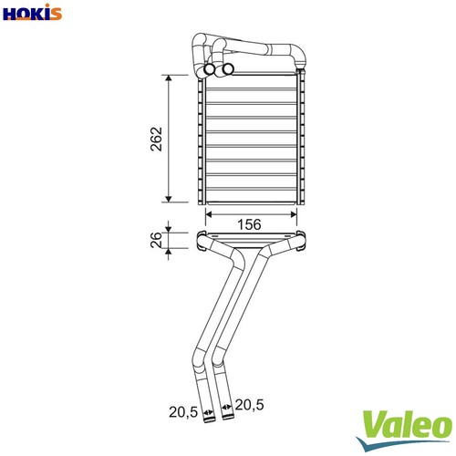 Heat exchanger interior - exchanger,