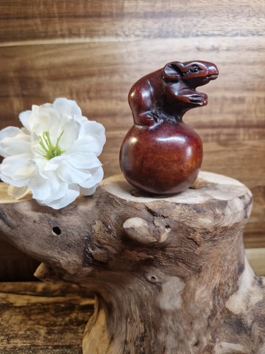 Vintage japanese netsuke rat - japanese,